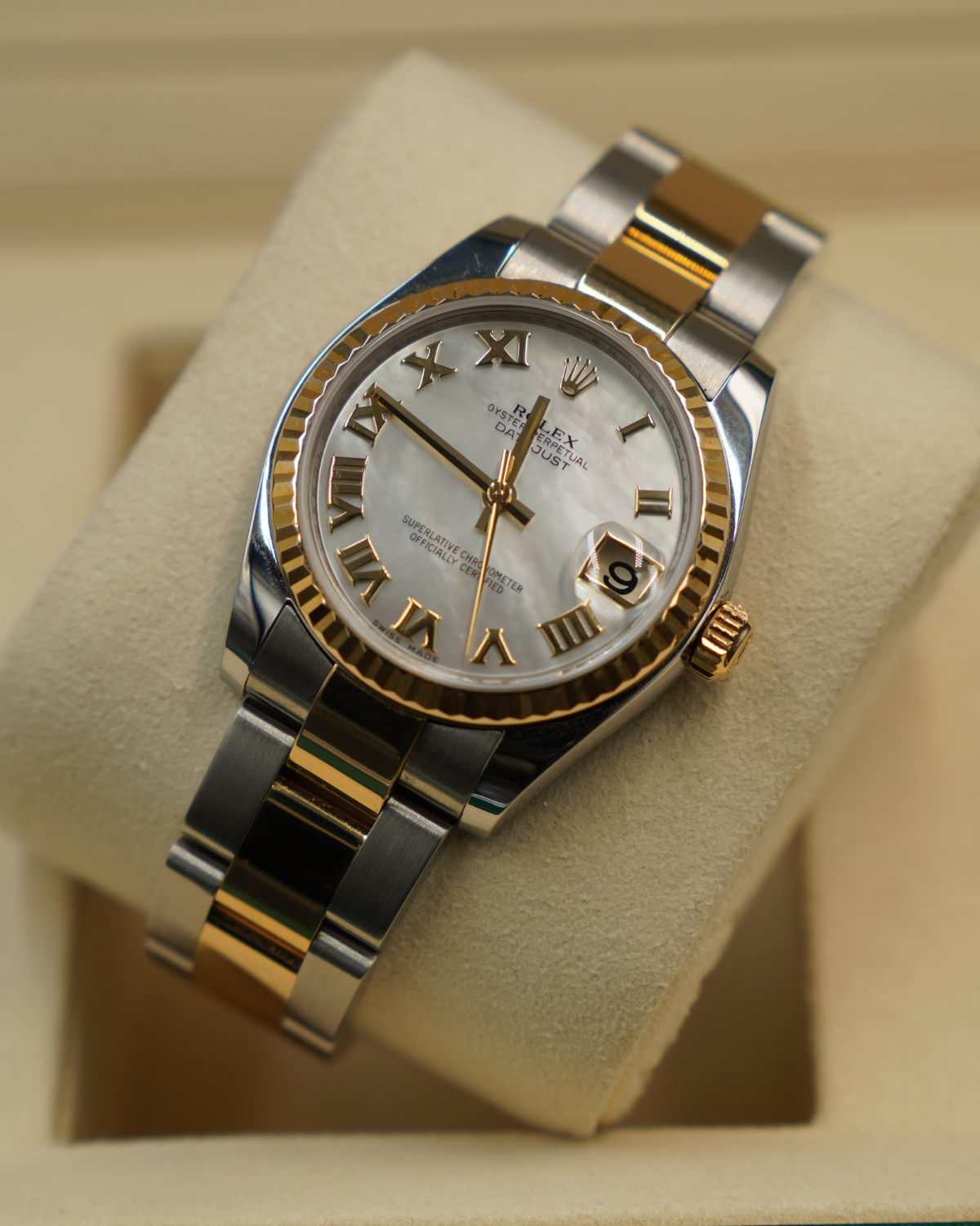 Rolex Datejust 31mm Two-Tone Gold MOP 178243