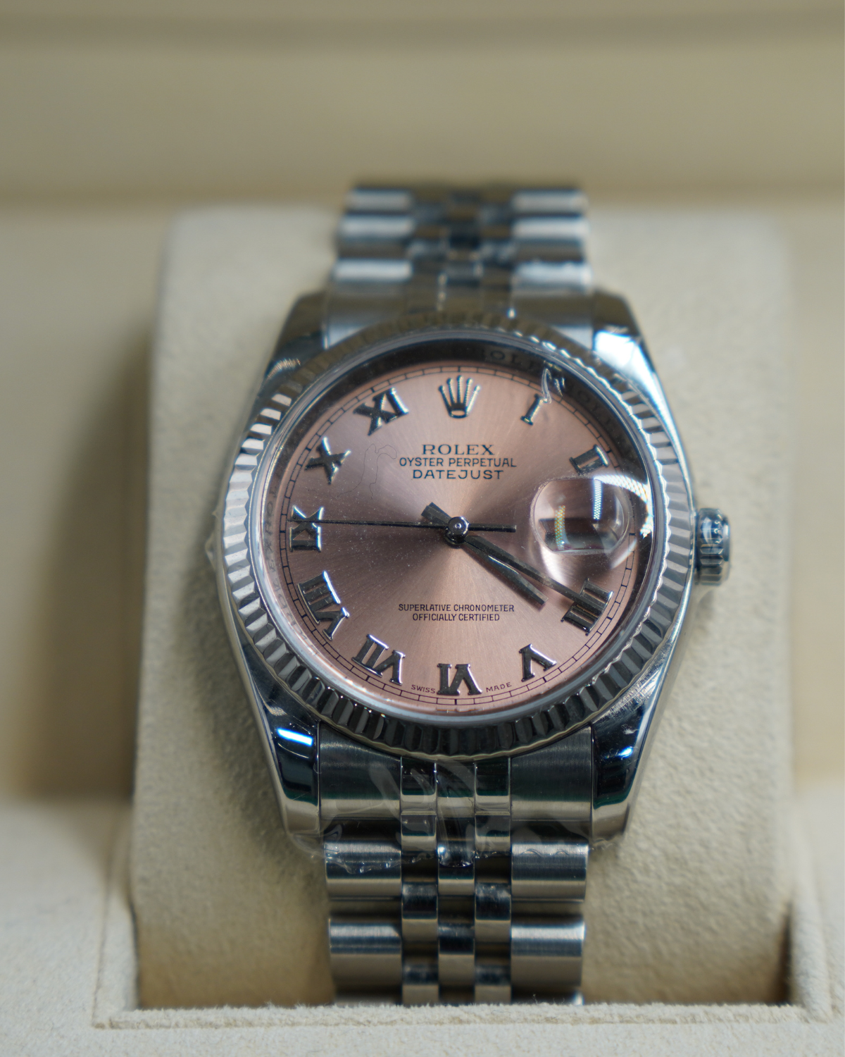 Rolex Datejust 36mm Pink Roman 116234