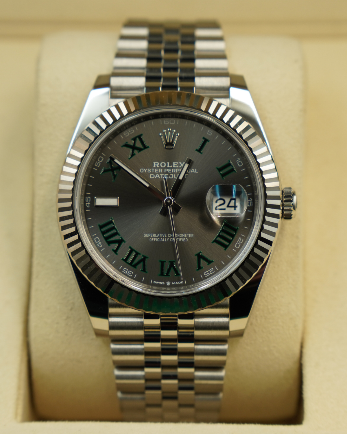 2025 New Rolex Datejust 41mm Wimbledon 126334