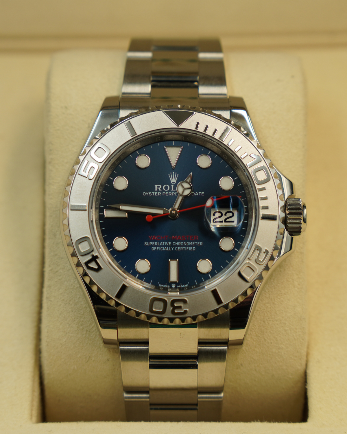 2023 Rolex Yacht-Master 40 Blue Dial Steel 126622
