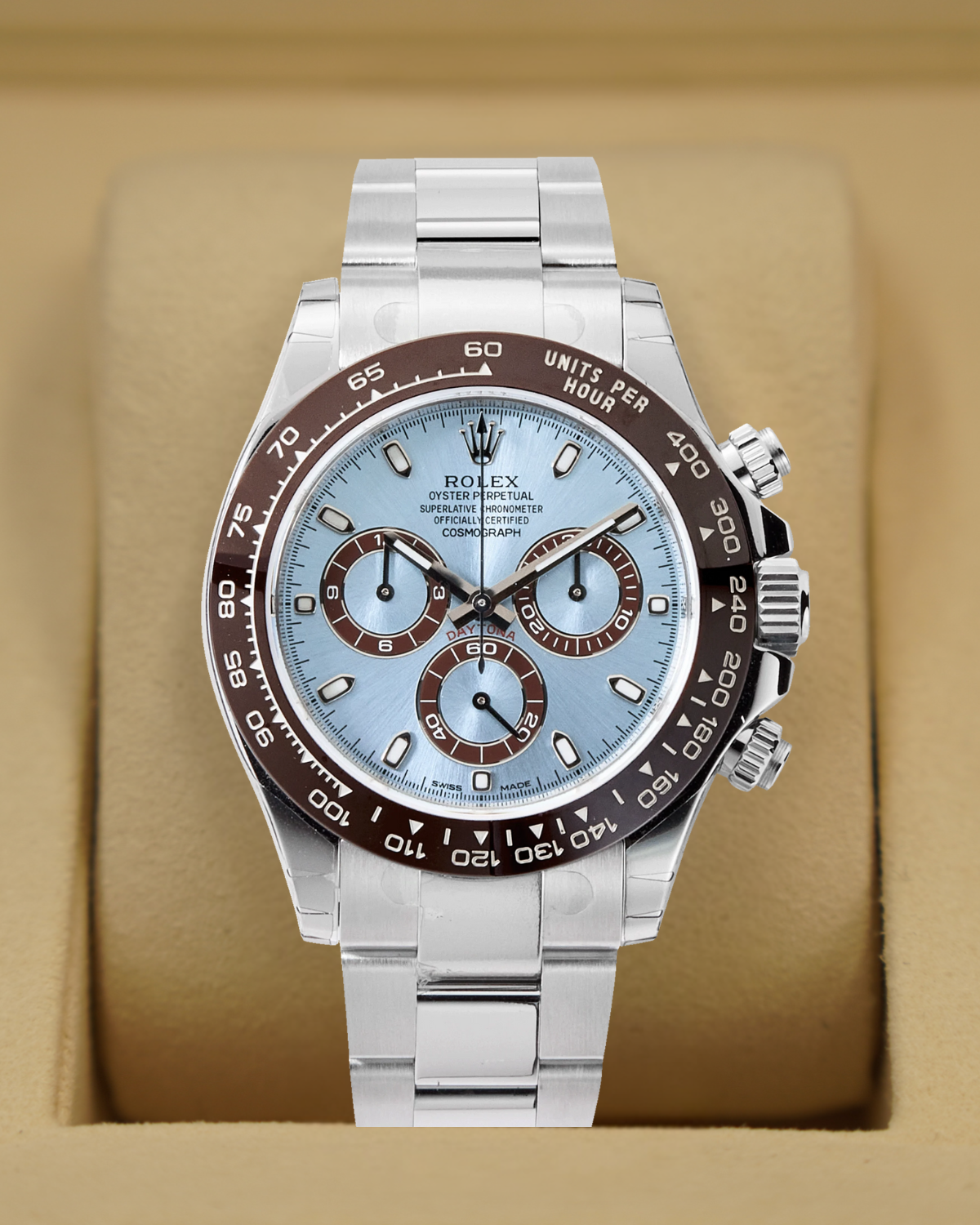Rolex Daytona Platinum Ice Blue Dial 116506