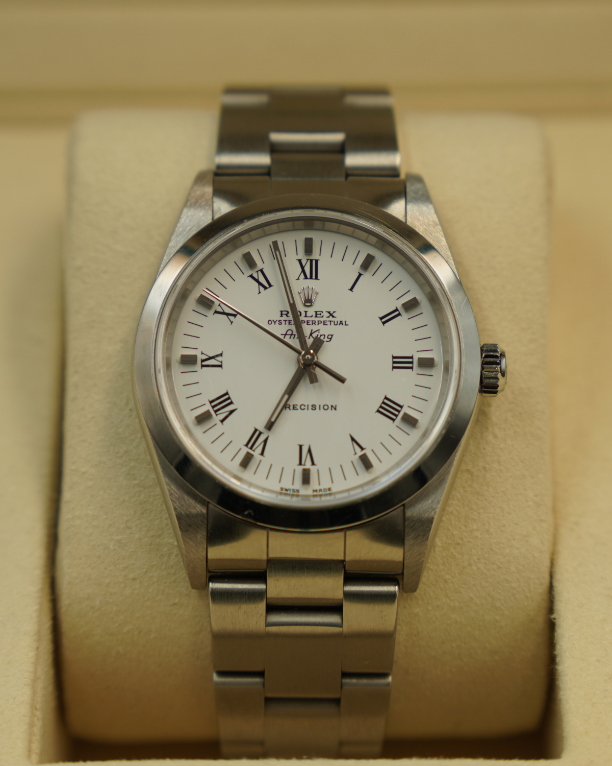 Rolex AirKing 34mm White Dial 14000