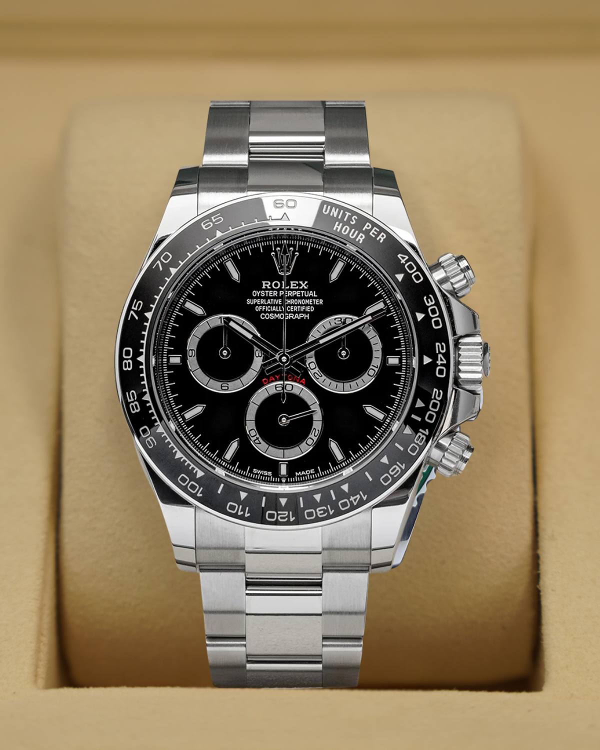 Rolex Daytona Steel Black Dial 126500LN