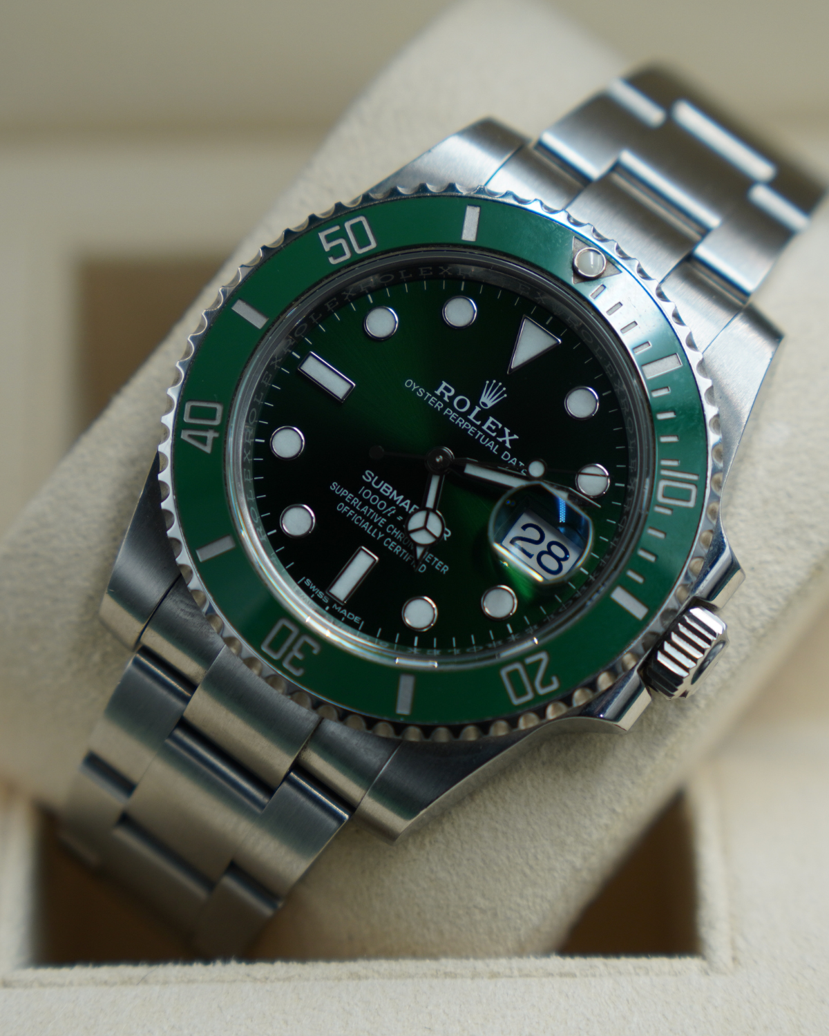 2016 Rolex Submariner "Hulk" 116610LV Discontinued