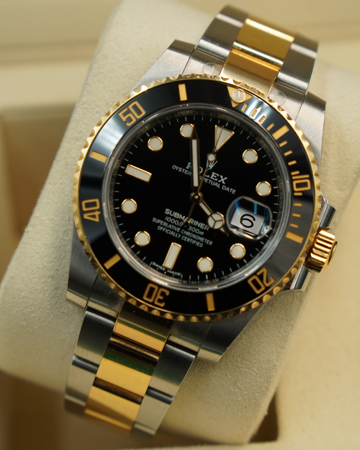 2018 Rolex Submariner 40mm Two-Tone Gold 116613LN