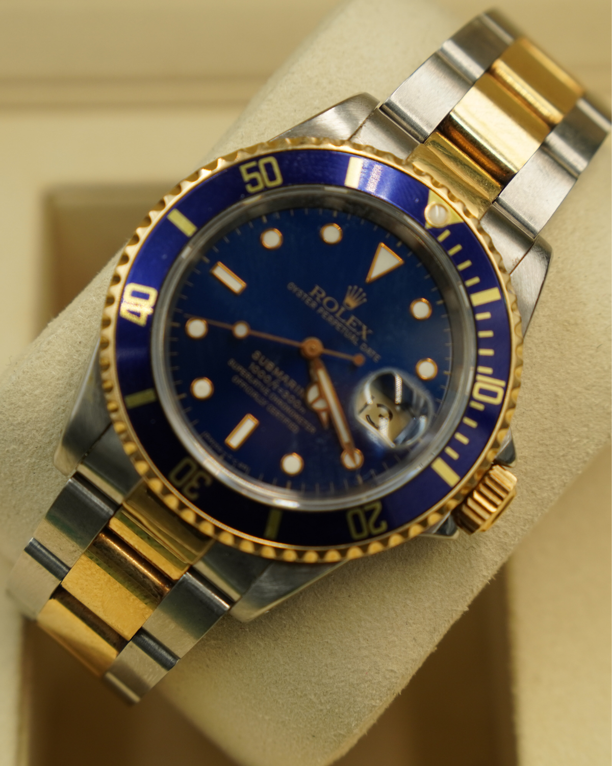 Rolex Submariner Bluesey Two-Tone 16613