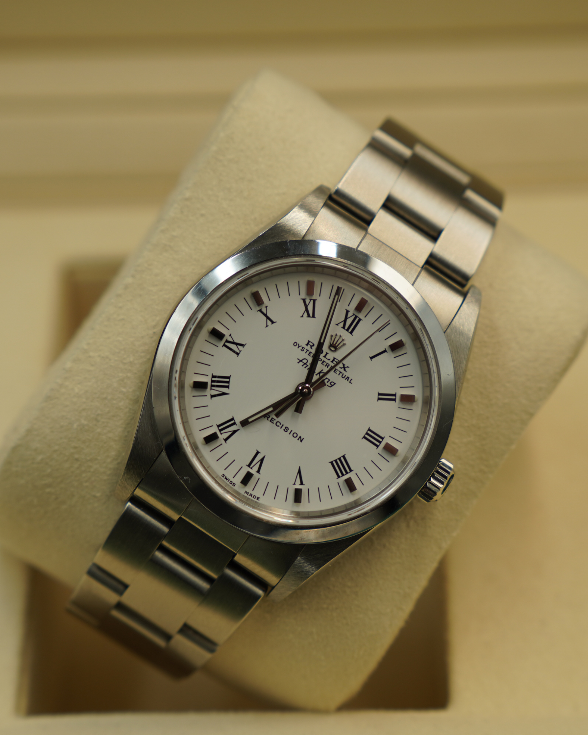 Rolex AirKing 34mm White Dial 14000