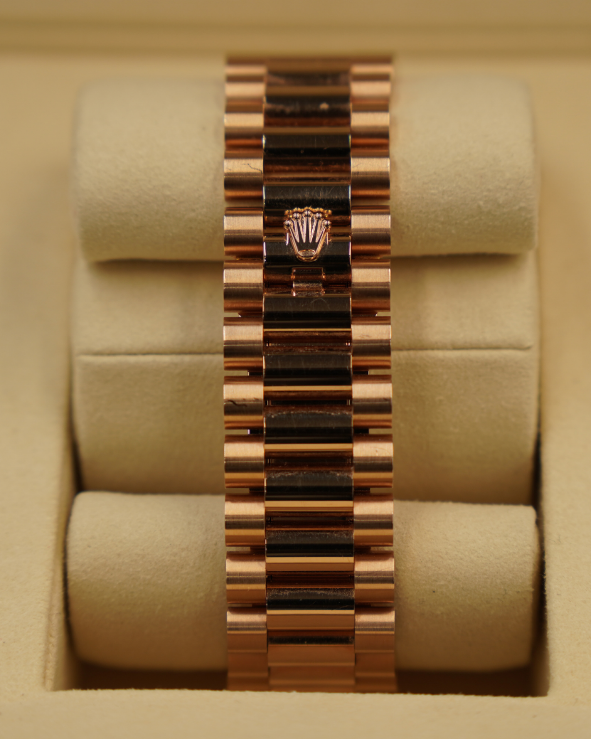 2023 Rolex DayDate Rose Gold Olive 228235