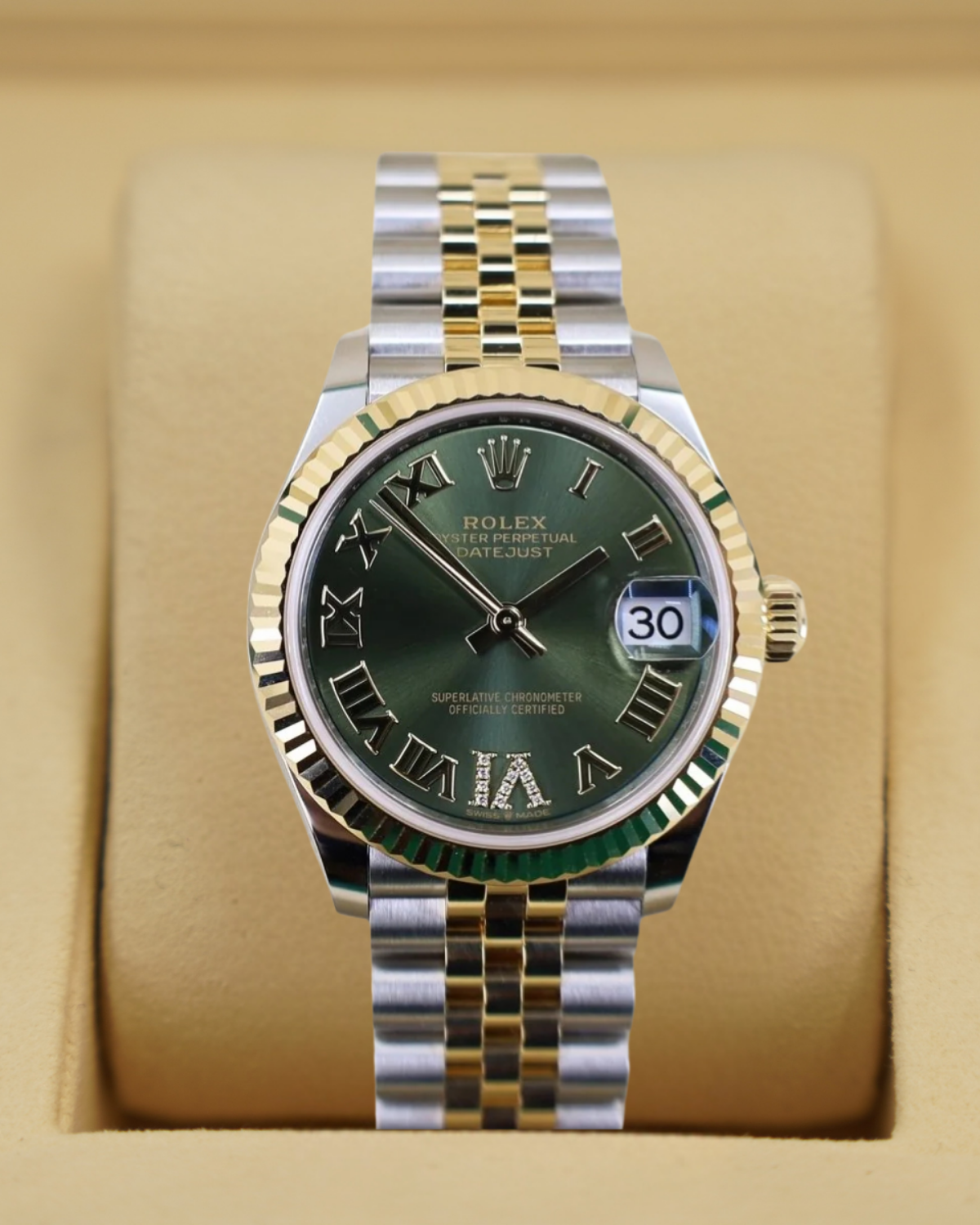 2025 New Rolex Datejust 31mm Green Roman 278273