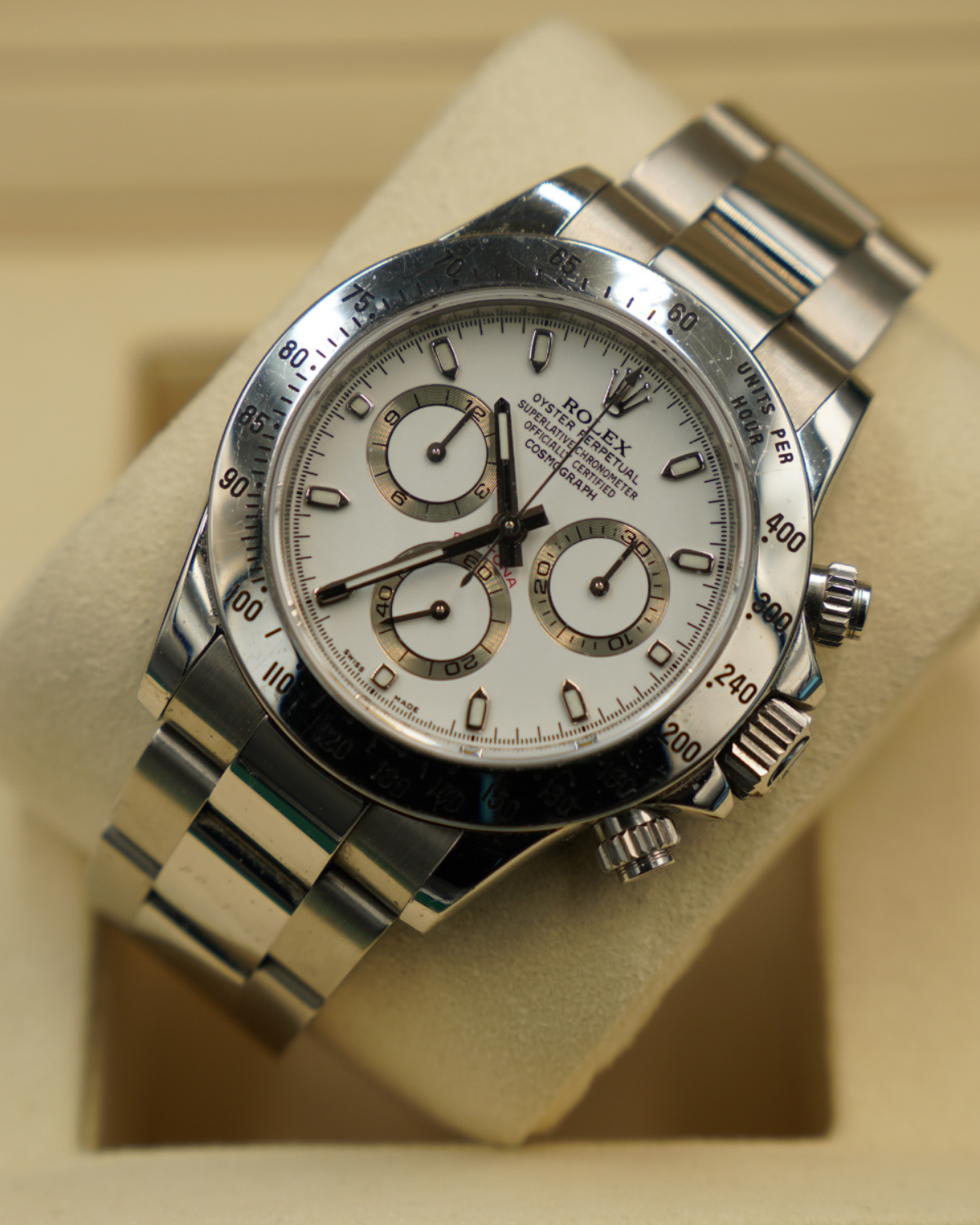 2012 Rolex Daytona Steel White 116520
