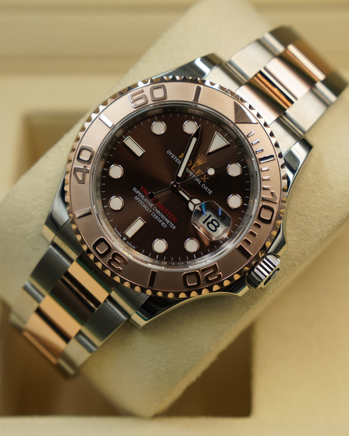 2024 Rolex Yacht-Master 40 Chocolate Dial Two-Tone Rose 126621