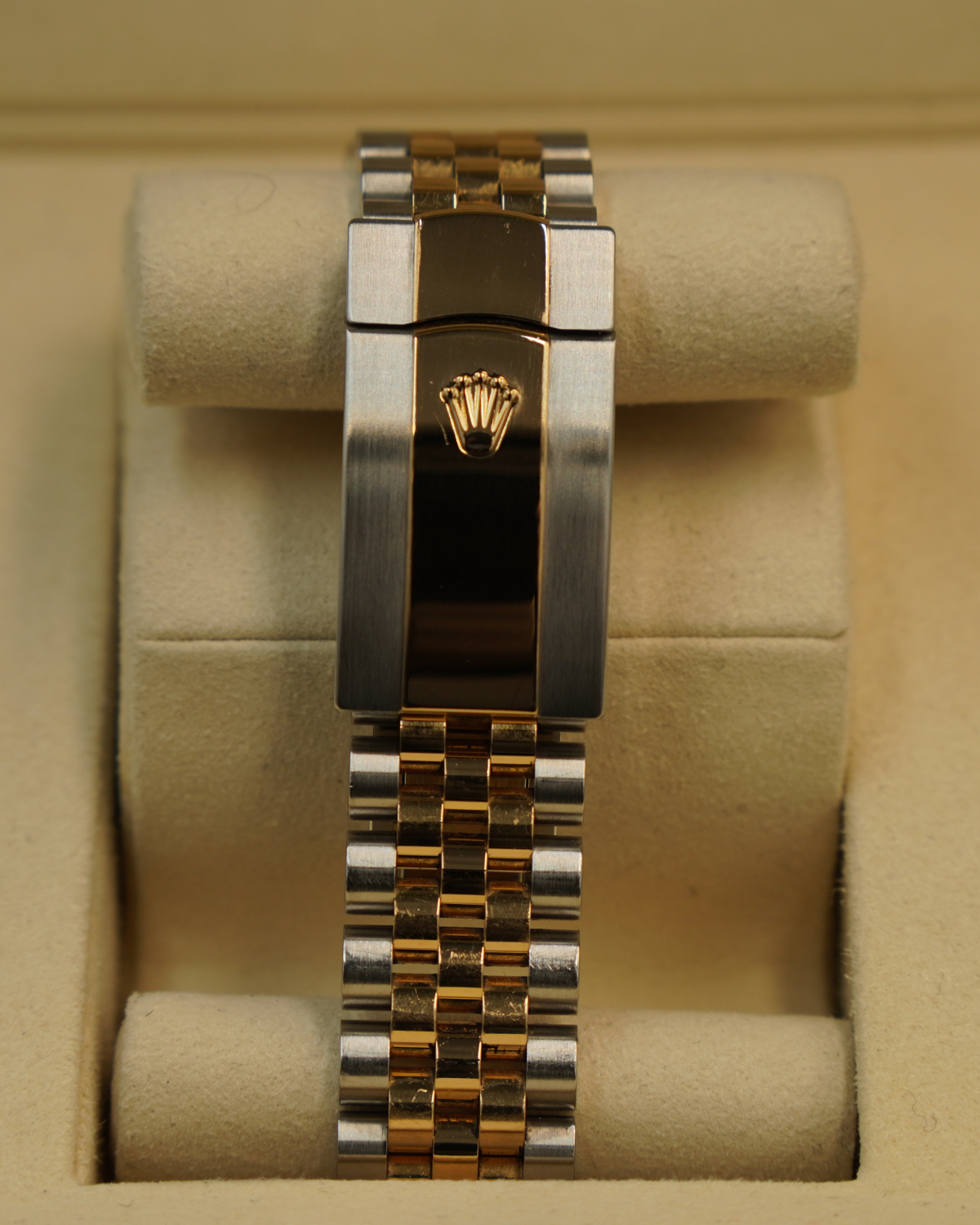 2020 Rolex Datejust 41mm Black Diamond Dial Two-Tone Gold 126333