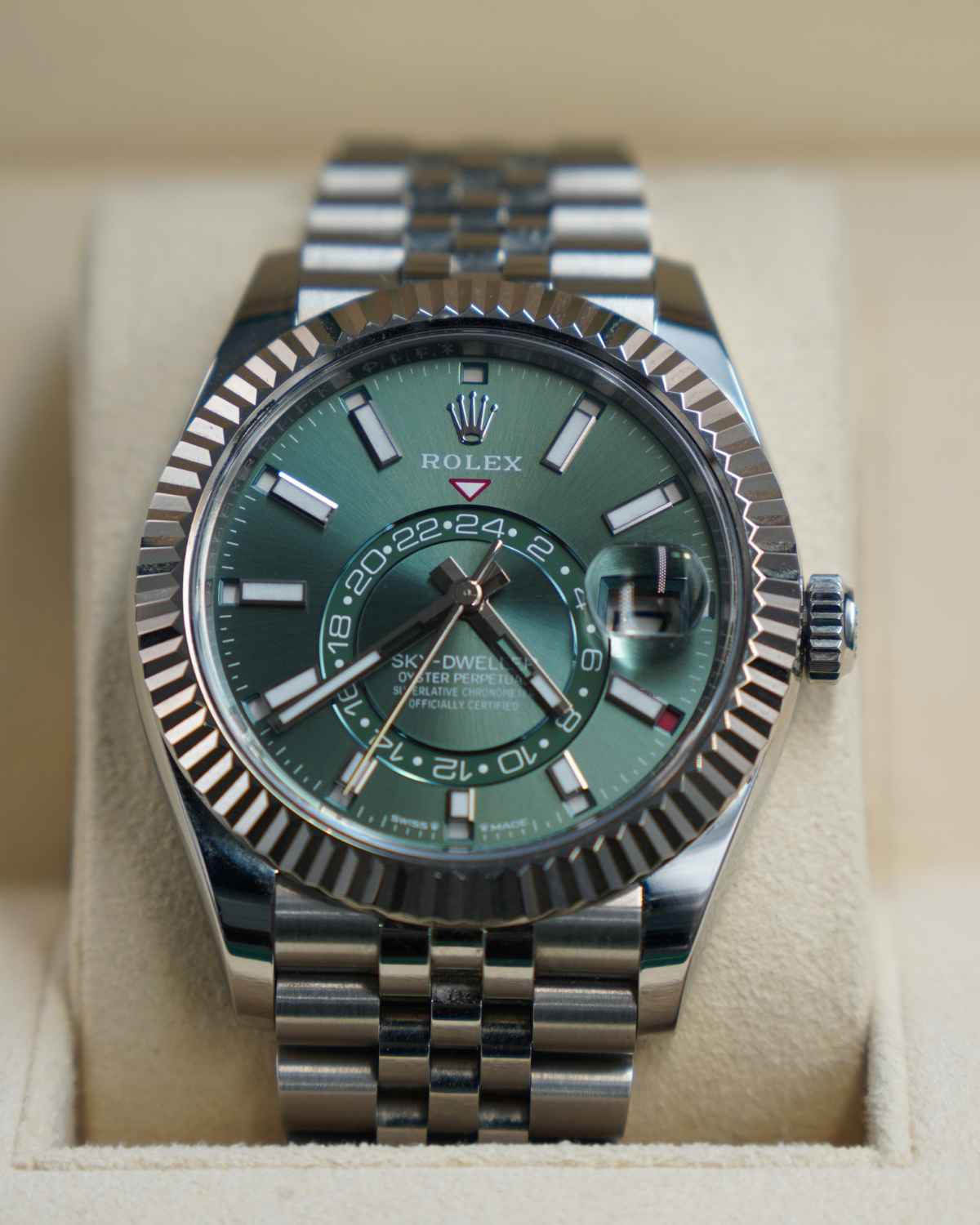2024 Rolex Sky-Dweller 336934 Mint Green Jubilee