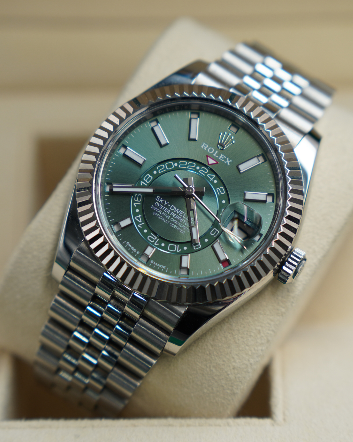 2024 Rolex Sky-Dweller 336934 Mint Green Jubilee
