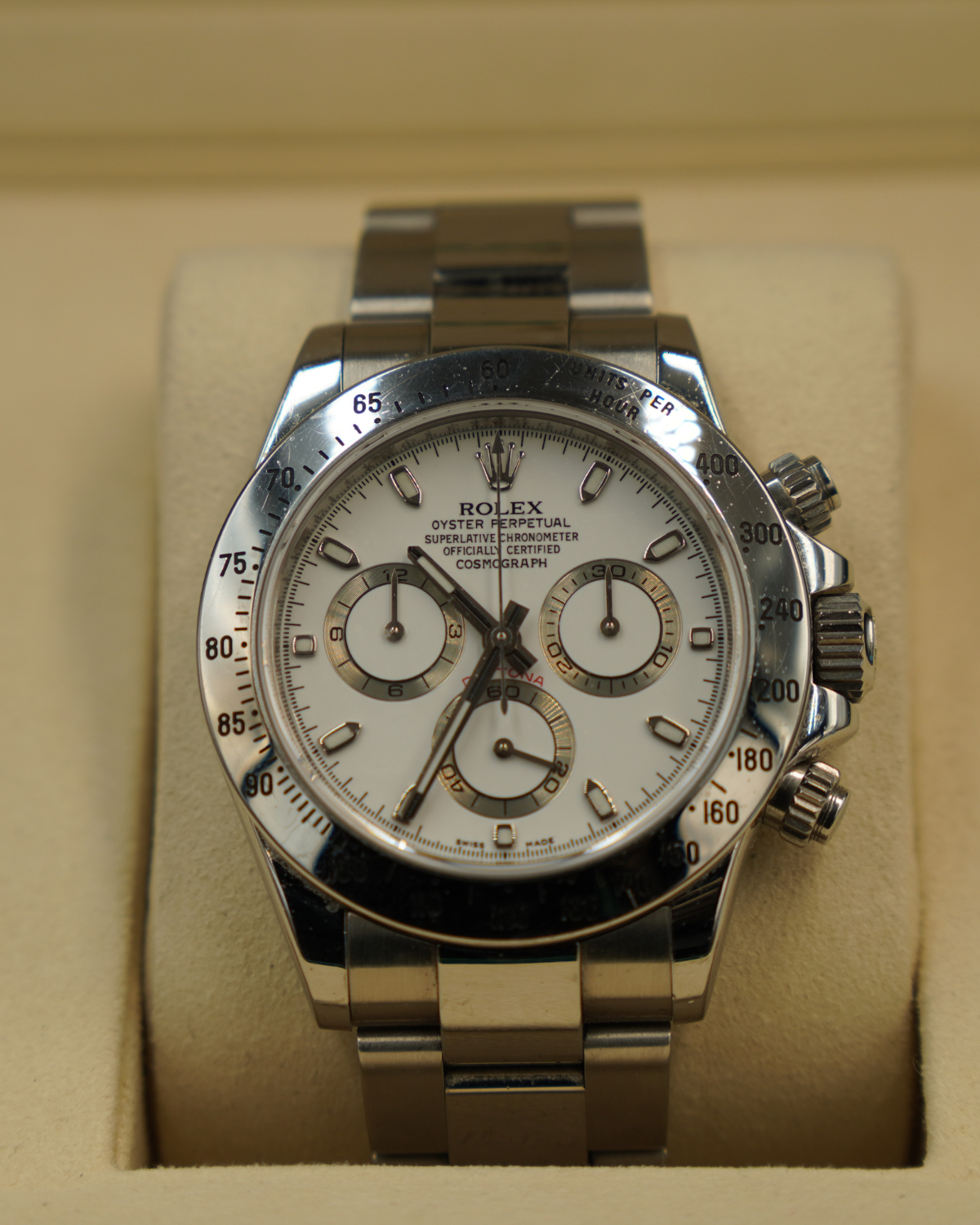 2012 Rolex Daytona Steel White 116520
