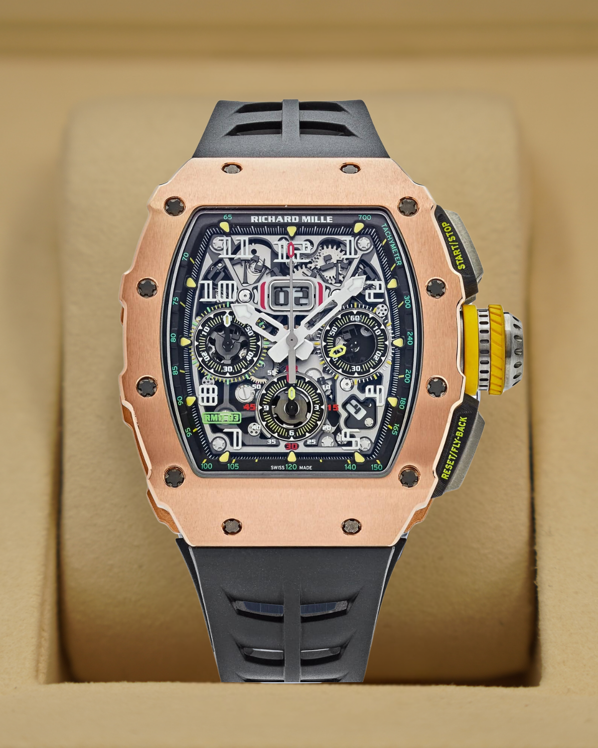 Richard Mille 11-03 Rose Gold Flyback Chronograph