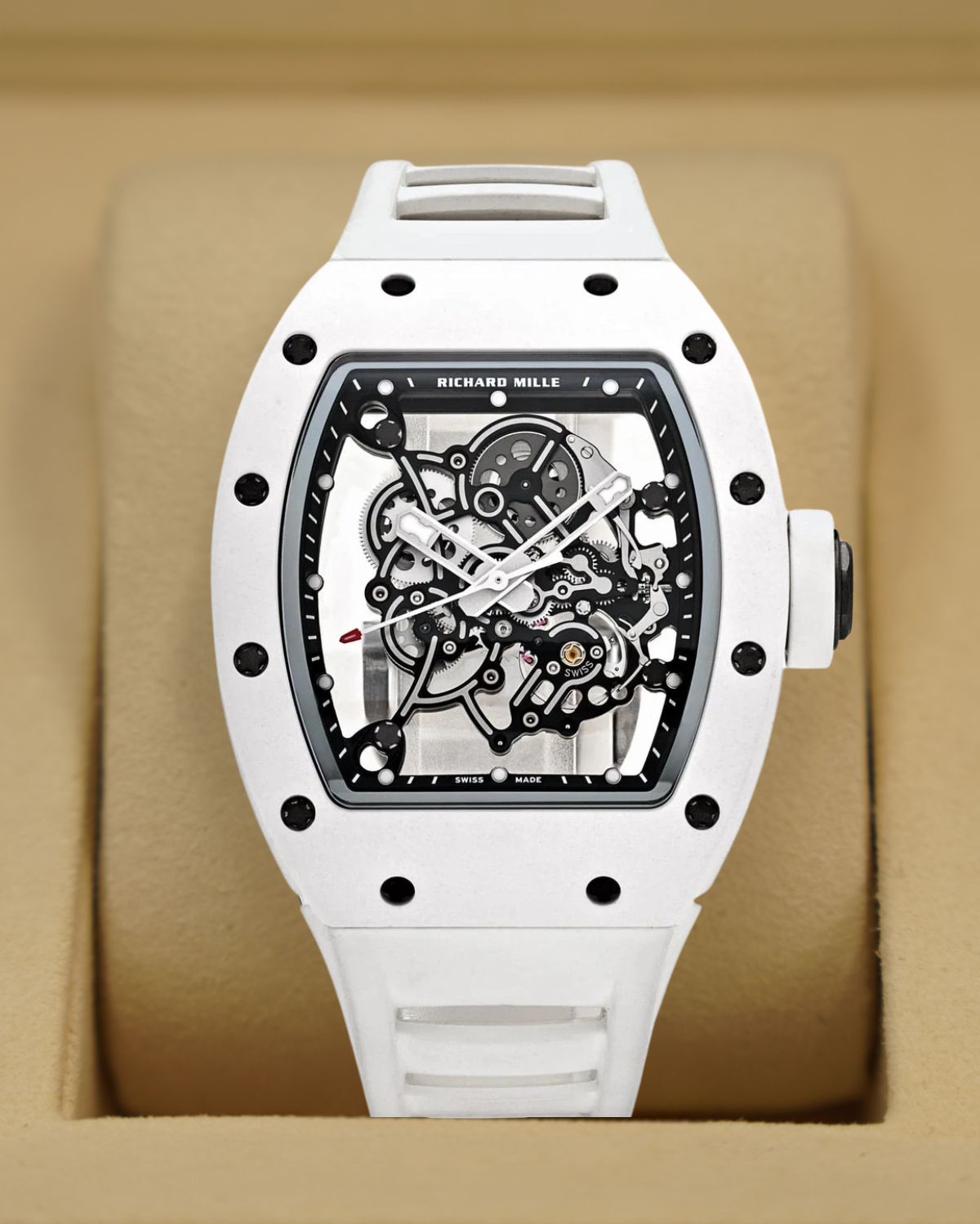 Richard Mille RM 055 White Ceramic "Bubba Watson"