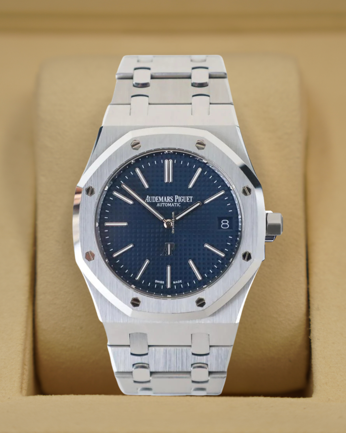 Audemars Piguet Royal Oak "Jumbo" Extra Thin Blue Dial 16202ST